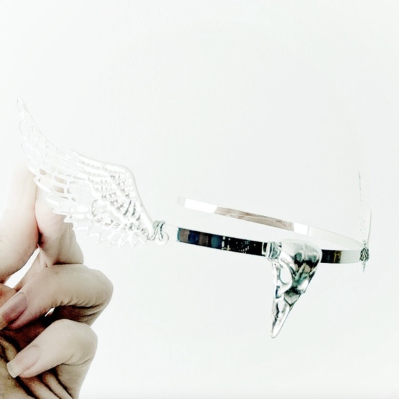 Valkyrie headpiece - Viking masquerade costume cosplay headband - silver or gold - Picture 5 of 6